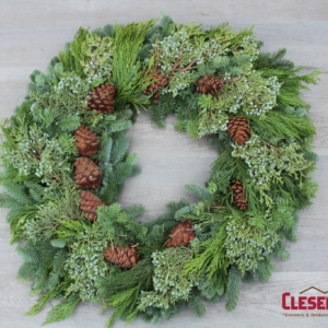 WREATH - MULTICONE DELUXE 23IN